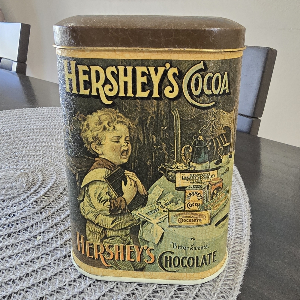 1984 Hershey's Cocoa Canister